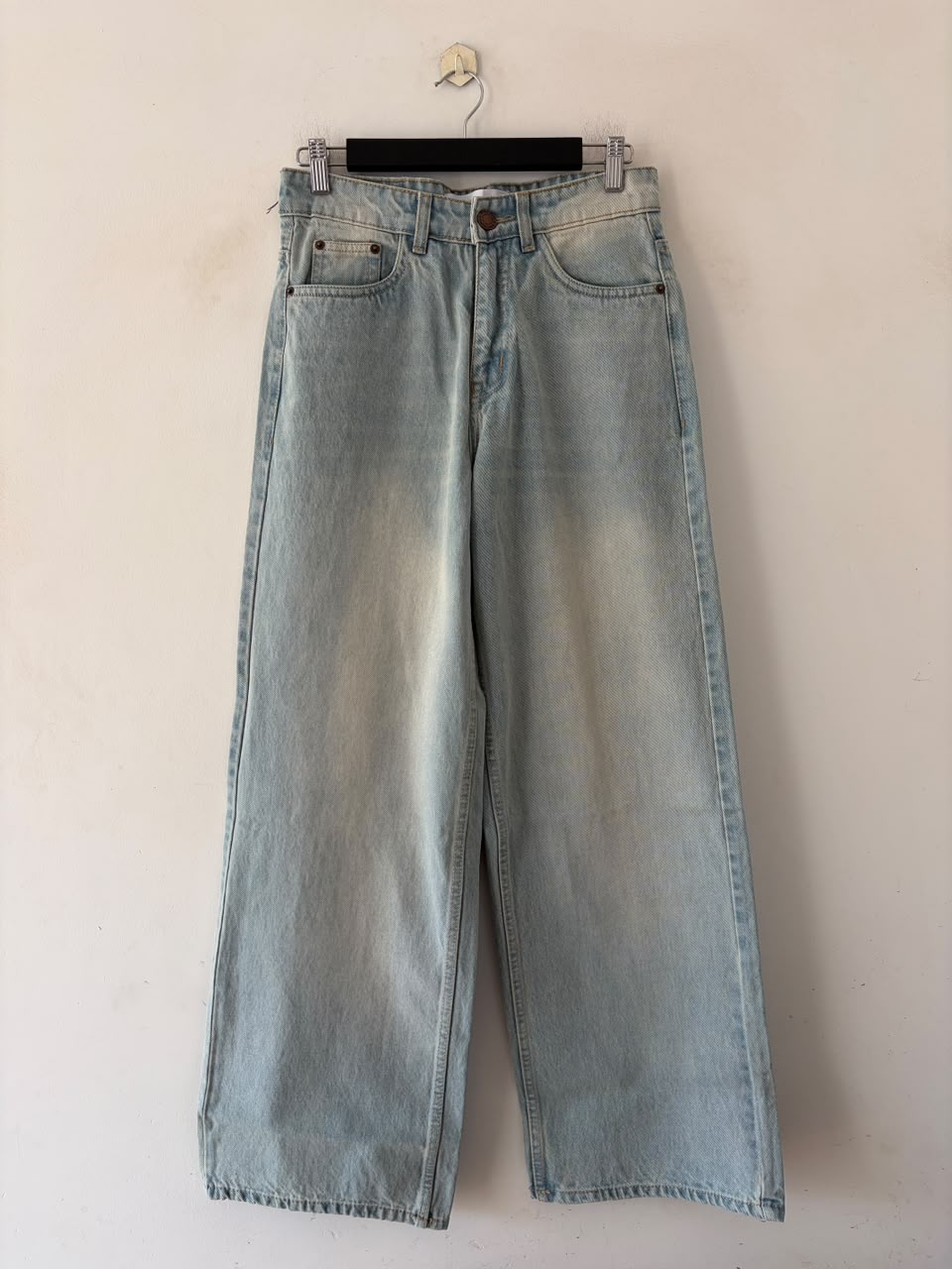 Arctic wash whisker baggy jeans