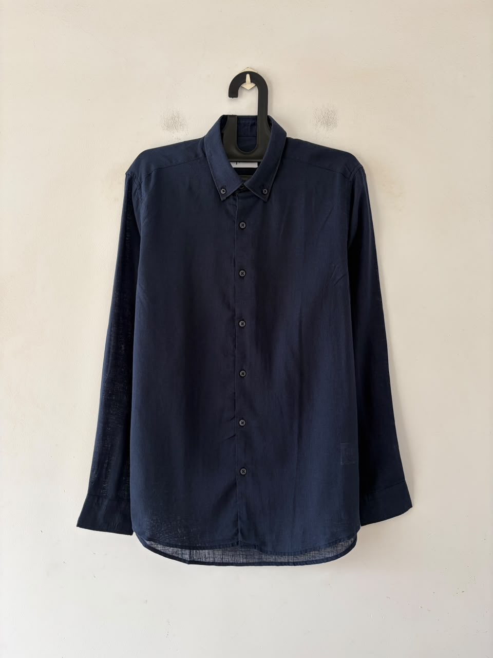 Ocean navy linen shirt