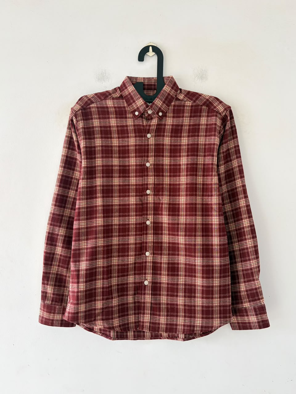 Garnet wine & ivory imp flannels