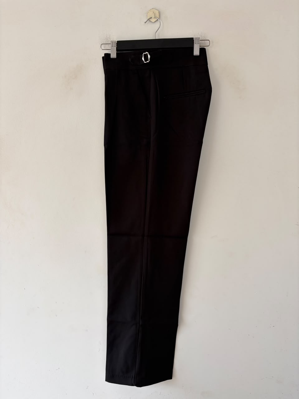 Jet black gurkha pants