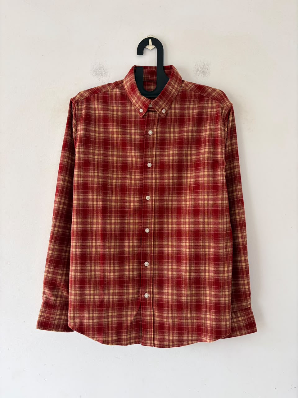 Terracotta & stone beige imp flannels