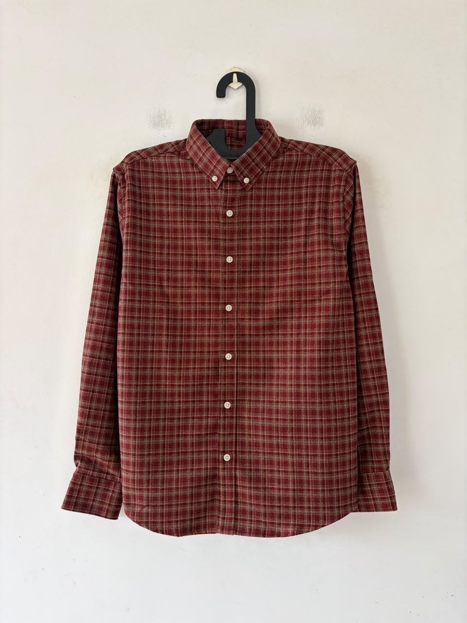 Crimson flame & ivory imp flannels