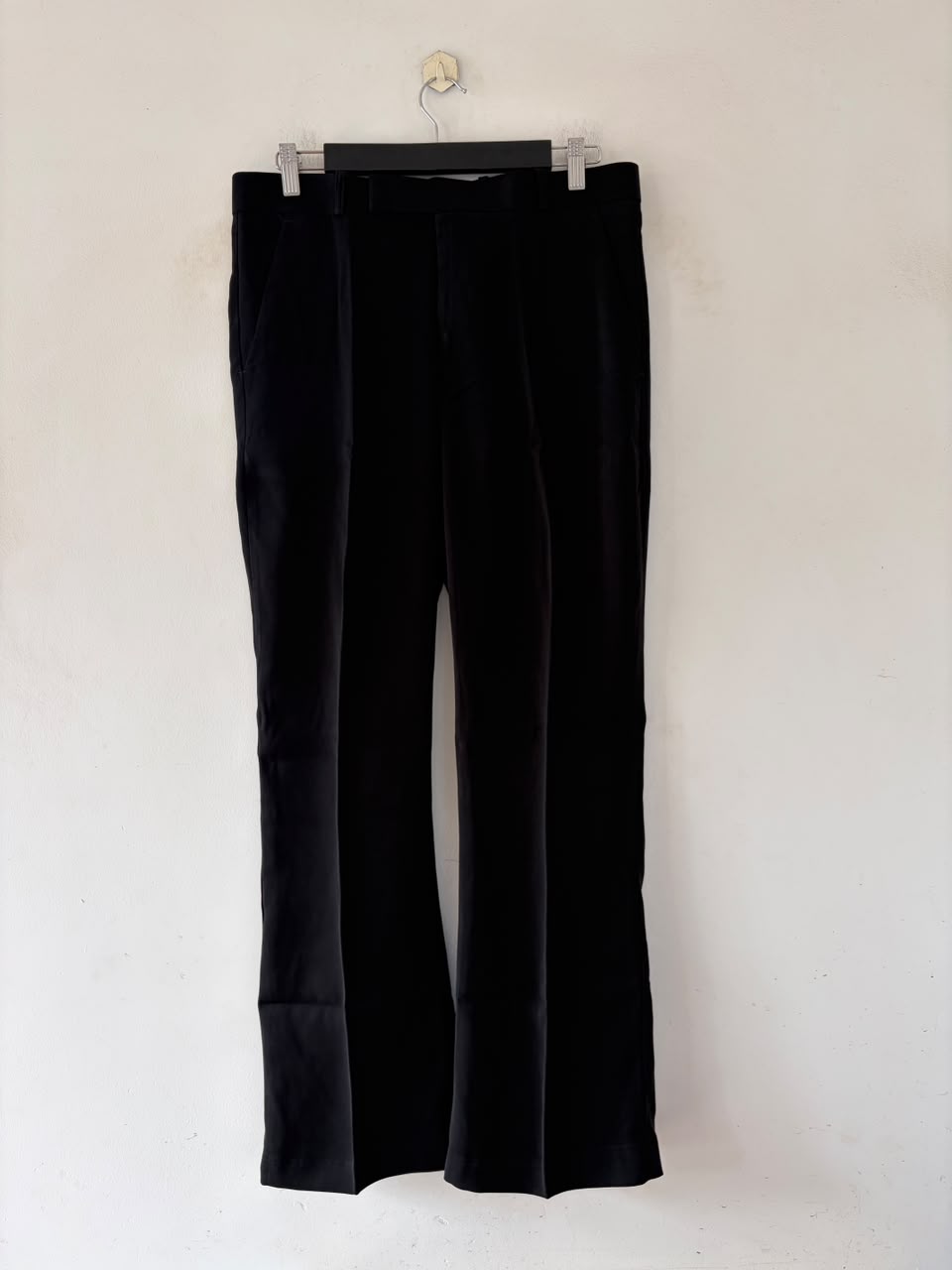 Eclipse black boot-cut formal pants