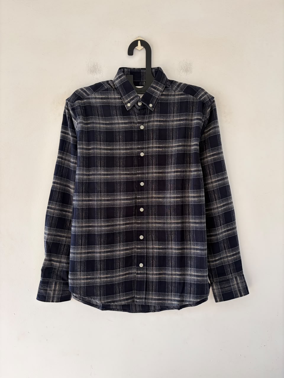 Midnight navy & smoke imp flannels
