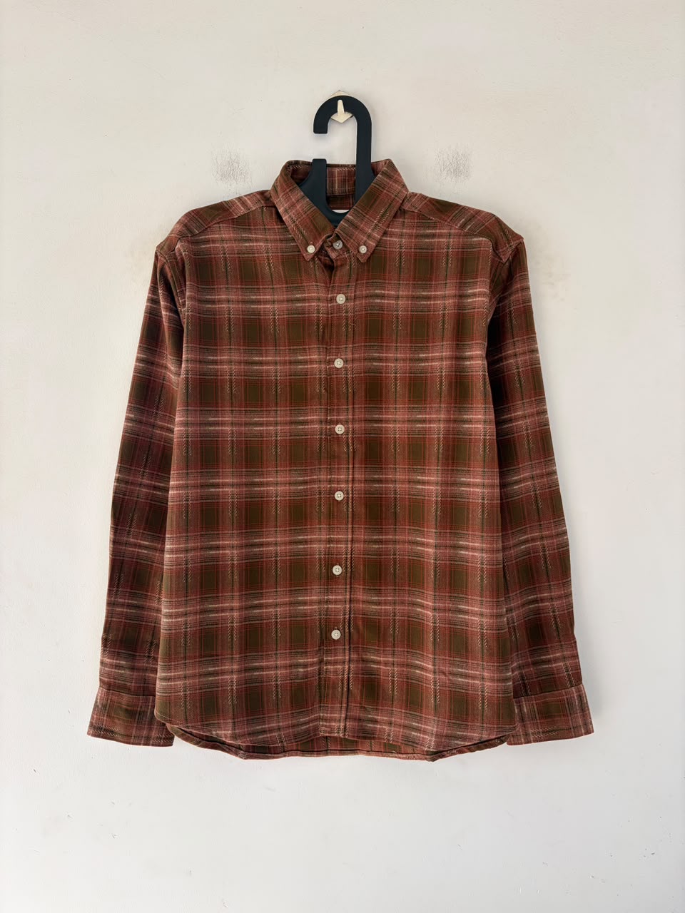 Rust brown & blush imp flannels