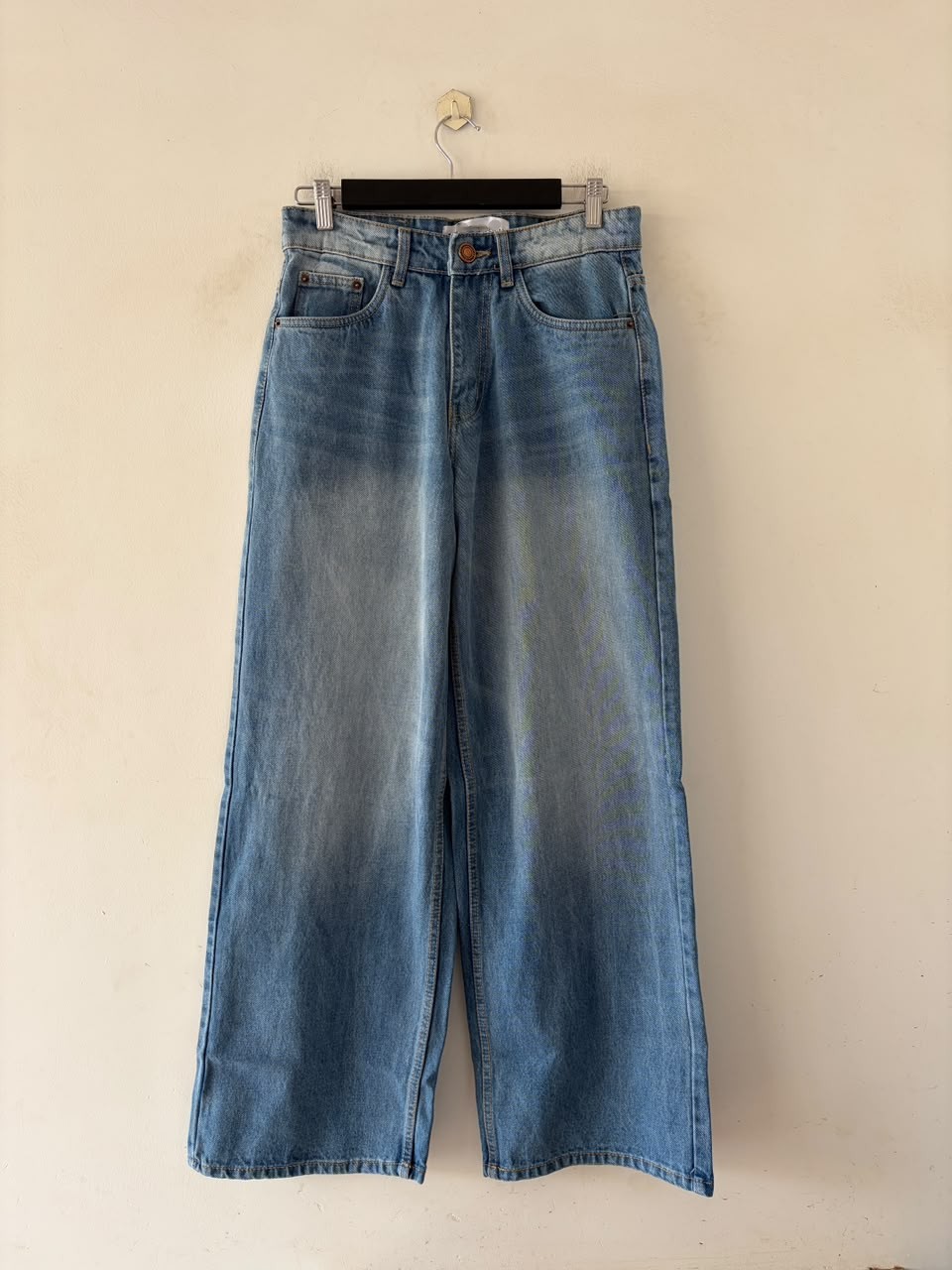 Ice drift whisker baggy jeans