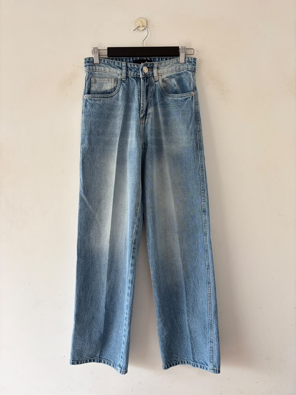 Azure mist straight fit jeans