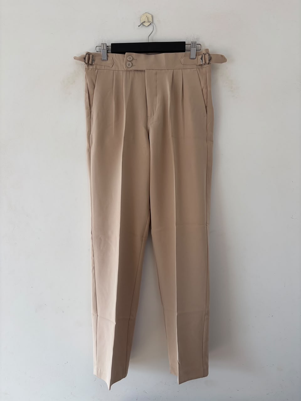 Oat drift gurkha pants