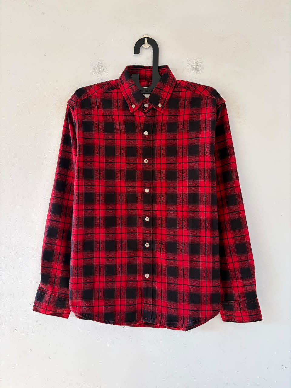 Ruby red & obsidian imp flannels