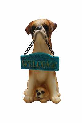 Cute Dog Welcome Showpiece 04