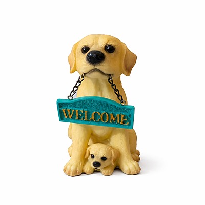 Cute Dog Welcome Showpiece.