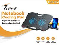 Techie Laptop Cooling Pad 2 Fan with Mobile Stand - TCP-IIM