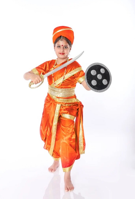 Jhansi Ki Rani Laxmi Bai Fancy Dress Costume