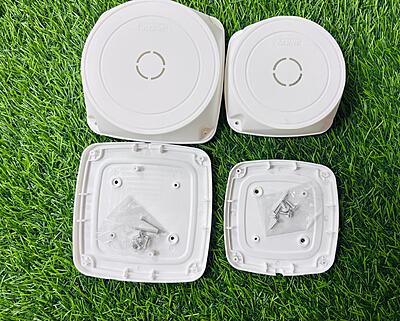 PVC Square Junction Box for CCTV Camera (4x4 / Dustproof)