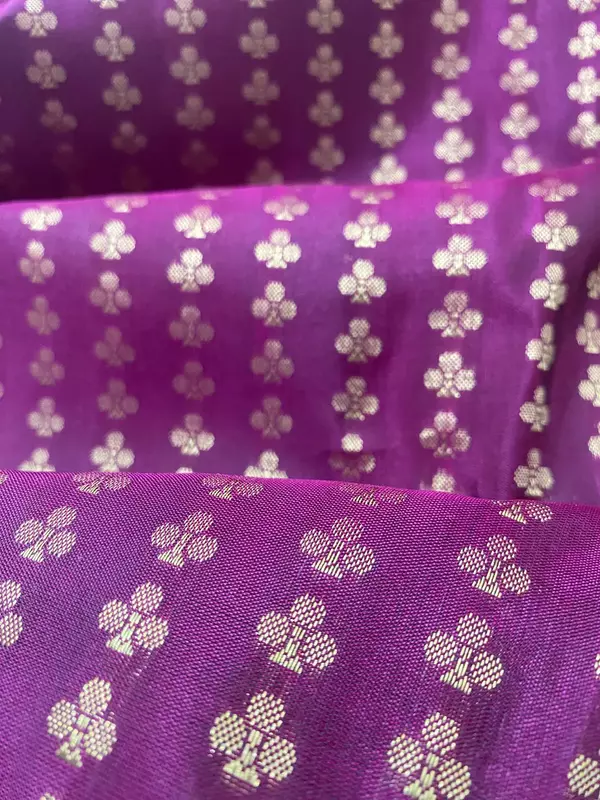 Olive green silk saree with cranberry zari border