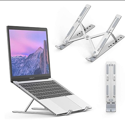 Foldable Height Adjustable Metal Frame Laptop Stand