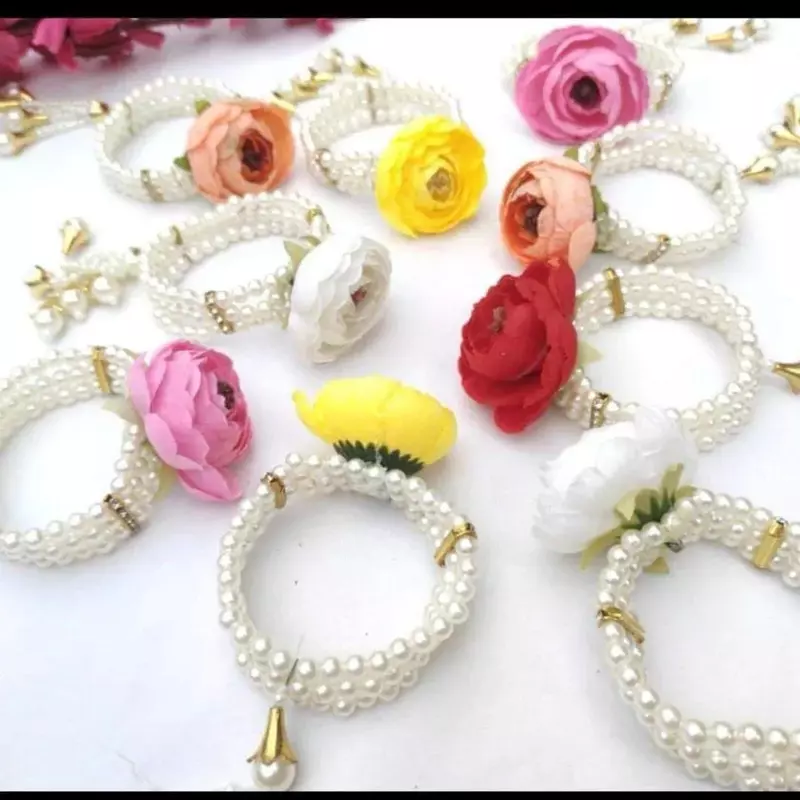 Adjustable Artificial Rose Bracelets