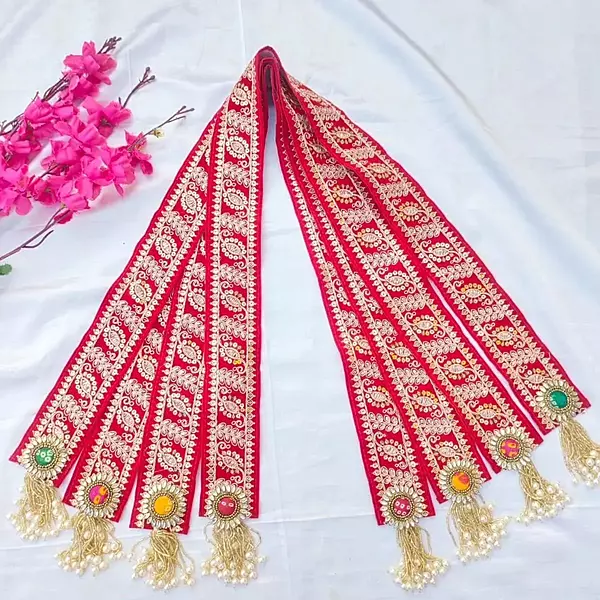Velvet Work Welcome Dupatta for Barati