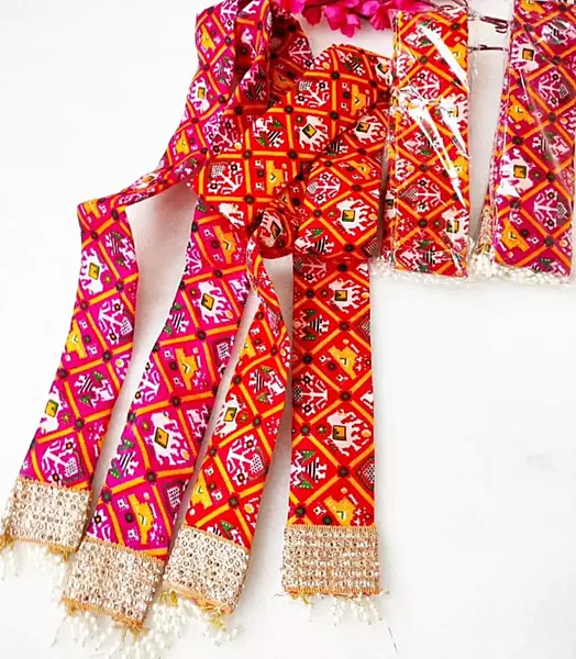 Jaipuri Patola Welcome Dupatta for Barati
