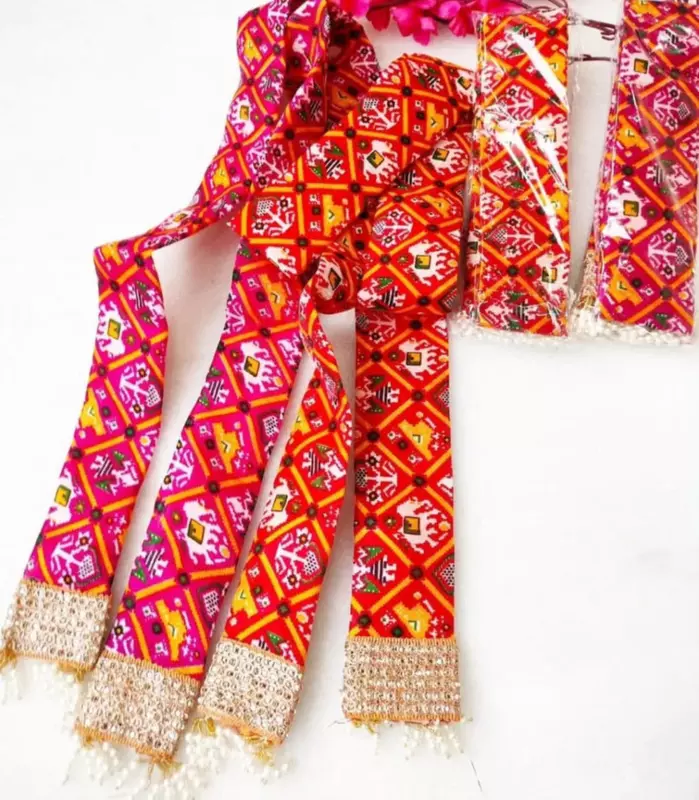 Jaipuri Patola Welcome Dupatta for Barati