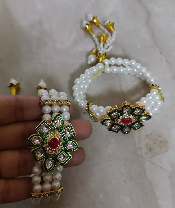 Adjustable Kundan Bracelet