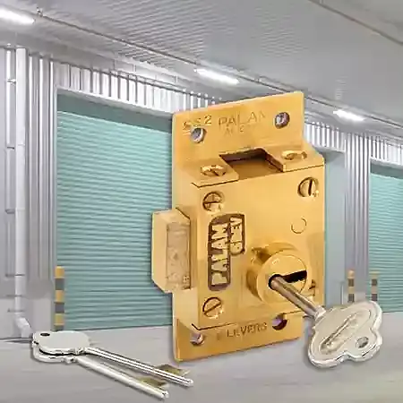 (5602) Palam Side Shutter Lock Brass 763 Classic