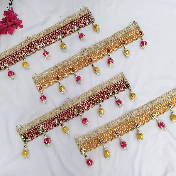 Royal Sequin Lace Bandanwar Toran