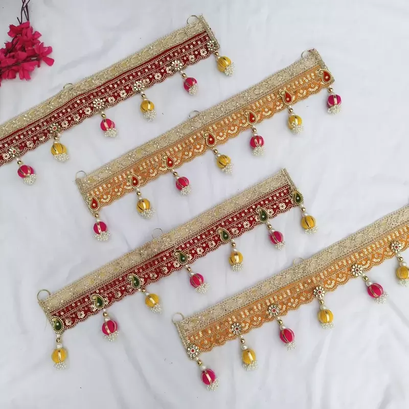 Royal Sequin Lace Bandanwar Toran