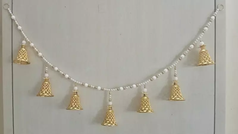 Classic Pearl & Bell Entrance Toran