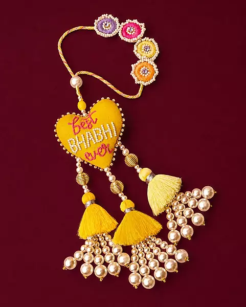 Best Bhabhi Ever Designer Lumba Rakhi