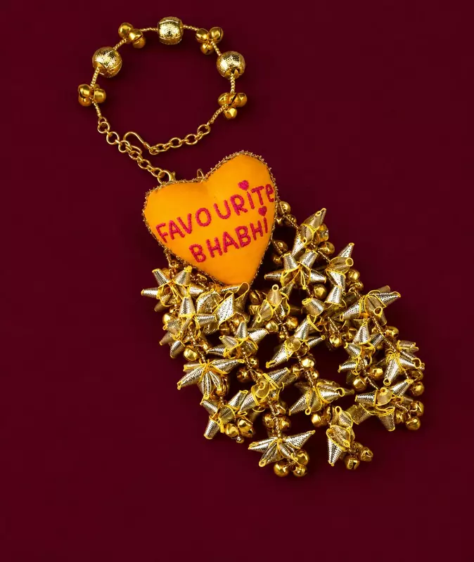 Handcrafted Favourite Bhabhi Designer Lumba Rakhi