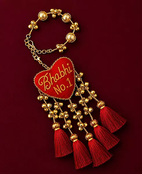 Bhabhi No.1 Heart Lumba Rakhi