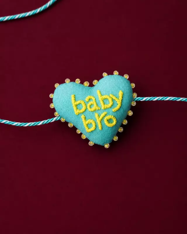 Premium Baby Bro Heart Rakhi