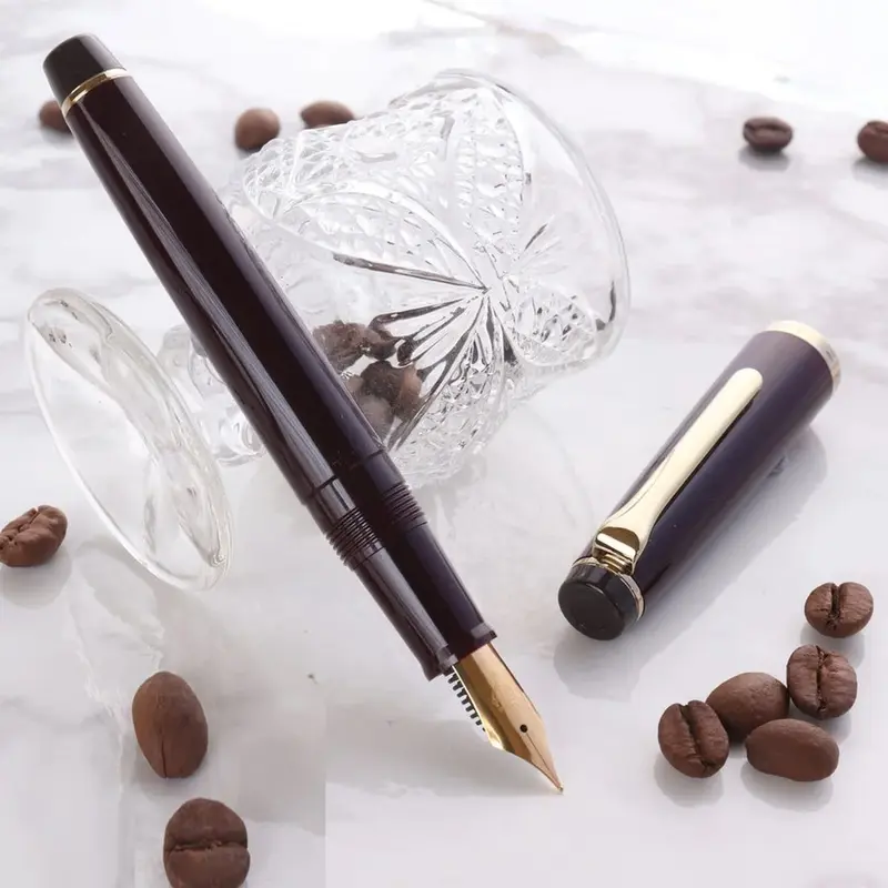 Sailor Lecoule Pale Brown GT Fountain Pen (MF) 11-0333-380 Sailor Lecoule Pale Brown GT Fountain Pen (MF) 11-0333-380