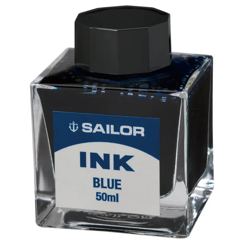 Sailor Dye Ink Bottle (Blue - 50 ML) 13-1007-240 Sailor Dye Ink Bottle (Blue - 50 ML) 13-1007-240
