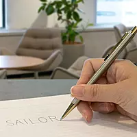Sailor K-2RF Silver GT Ballpoint Pen 16-0102-219 Sailor K-2RF Silver GT Ballpoint Pen 16-0102-219