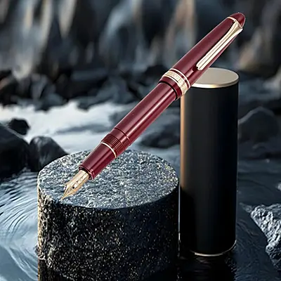 Sailor 1911 Casual Red GT Fountain Pen (M) 11-0570-430