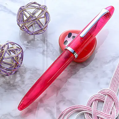 Sailor Profit Junior Transparent Pink CT Fountain Pen (MF) 11-8022-331