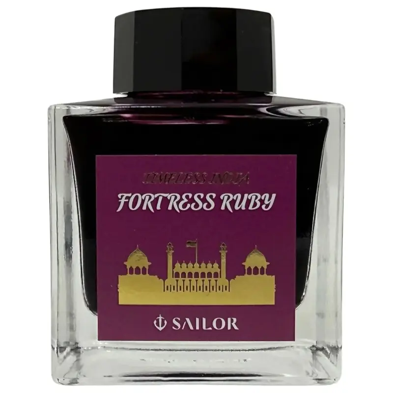 Sailor Timeless India Ink Bottle (Fortress Ruby - 50 ML) 13-9843-202 Sailor Timeless India Ink Bottle (Fortress Ruby - 50 ML) 13-9843-202