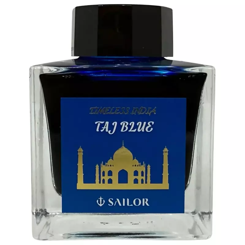 Sailor Timeless India Ink Bottle (Taj Blue - 50 ML) 13-9843-203