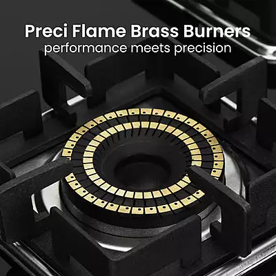 Shine Three Burner Gas Stove | Hob Top Auto Ignition