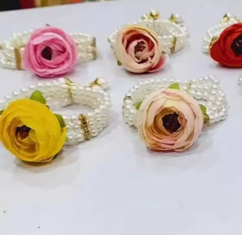 Adjustable Artificial Rose Bracelets