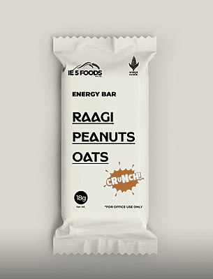 Energy Bar (Raagi Peanut Oats) - Pack of 5 Pcs