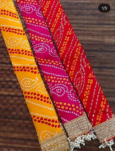Bandhej Welcome Dupatta for Barati