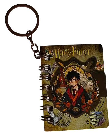 Harry Potter mini spiral diary keychain