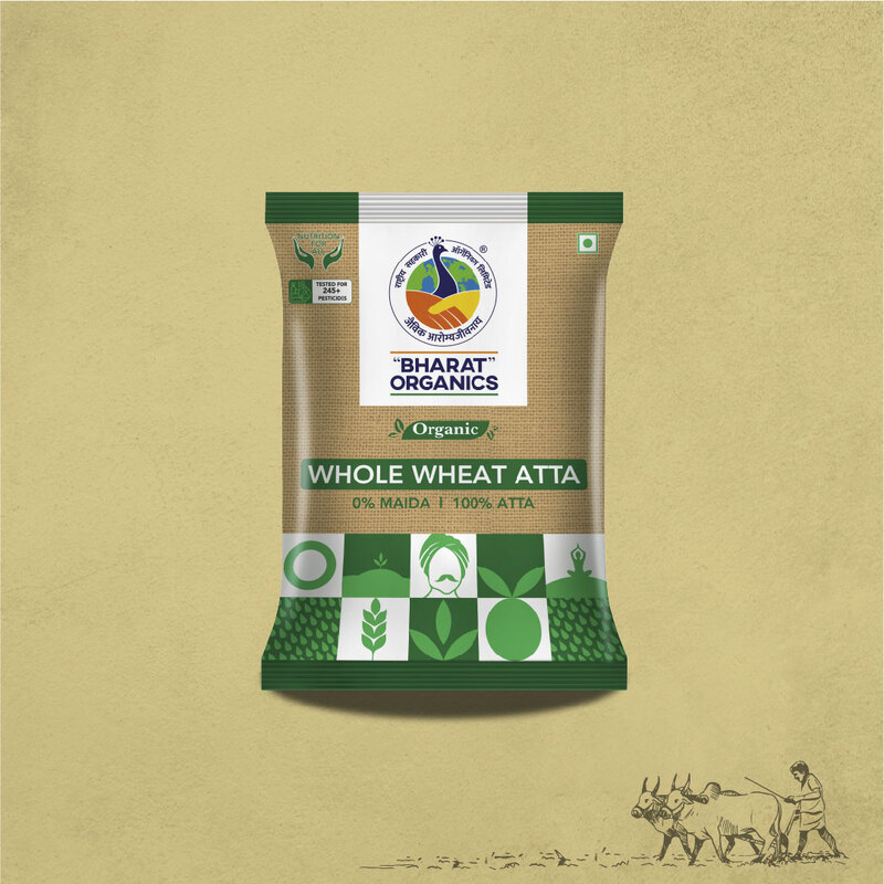 Organic Whole Wheat Atta 1kg