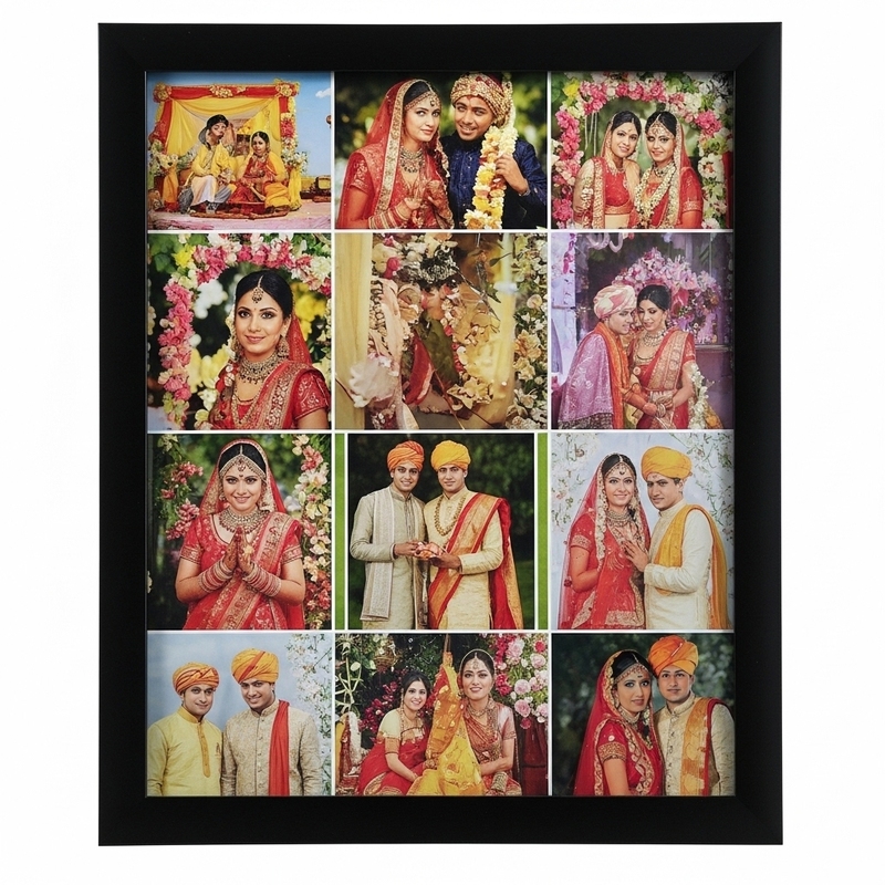 Black Collage Photo frame, 10 x 13 Inch