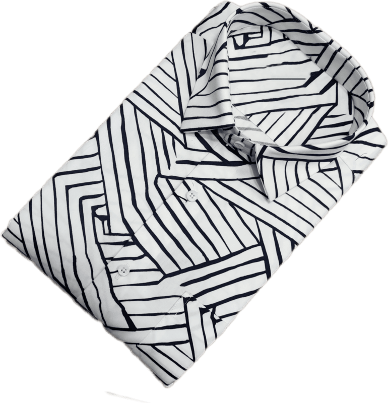 White Printed Shirt