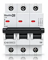 Sturlite MCB 3P 32A C Curve 10kA Miniature Circuit Breaker