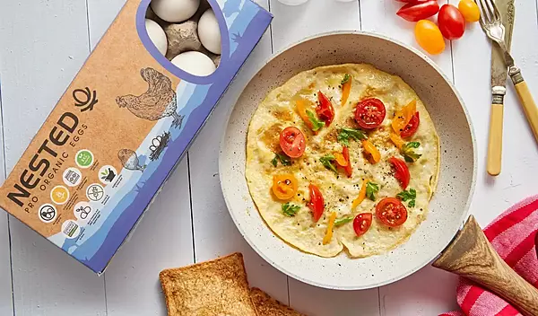 White Eggs 10 Pcs - Nested